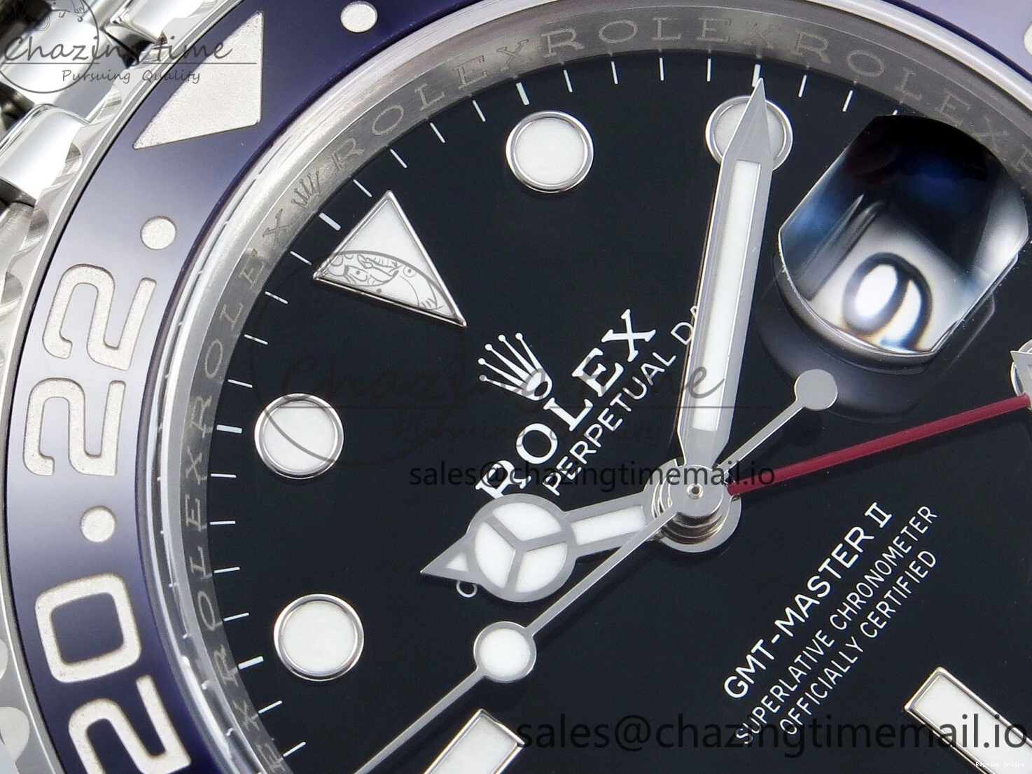 0118 SportInspired GMT-Master II 126710 BLRO Blue Red Ceramic Clean Factory Best Edition on Jubilee Bracelet DD3285 CHS V 1540